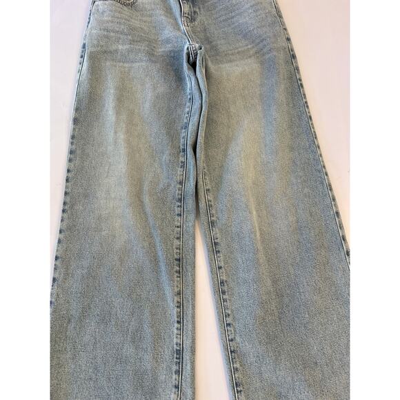 Pacsun Casey Low Rise Baggy Jeans Medium Wash Relaxed Fit Wide Leg Womens 23 - Picture 5 of 16
